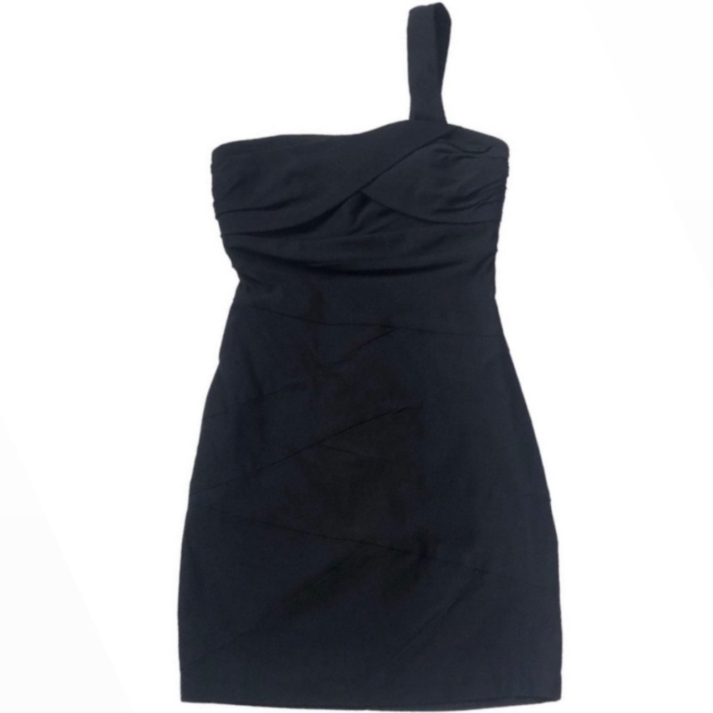 Ruby Rox Elegant One-Shoulder Black Dress